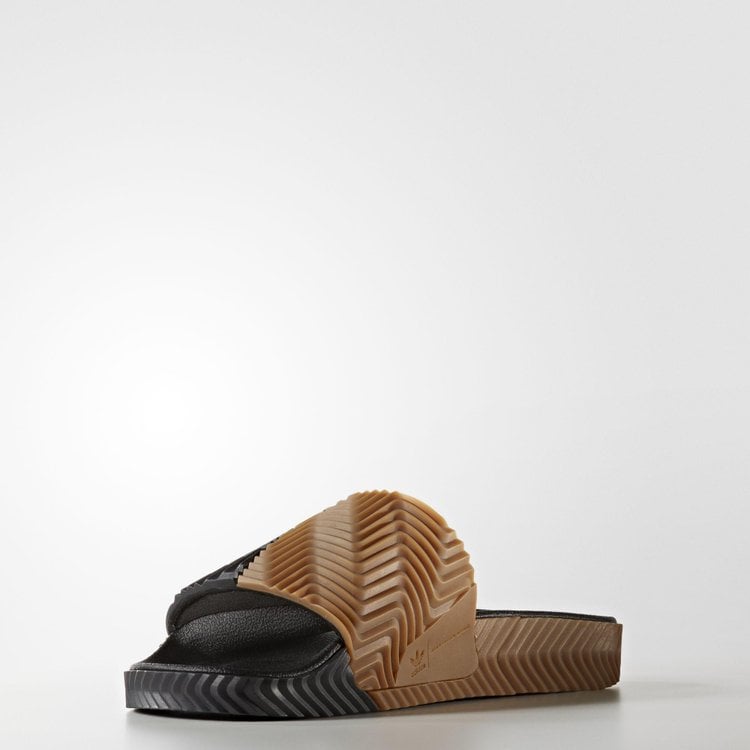 Adidas Alexander Wang x AW Adilette Slide 'Black White' Sneakers, Black