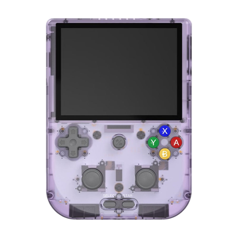 Anbernic RG405V 4GB/128GB Handheld Game Console Unisoc Tiger T618 Transparent Purple