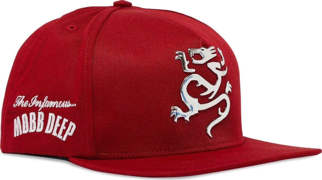 Supreme Mobb Deep Dragon 5-Panel Cap, Red