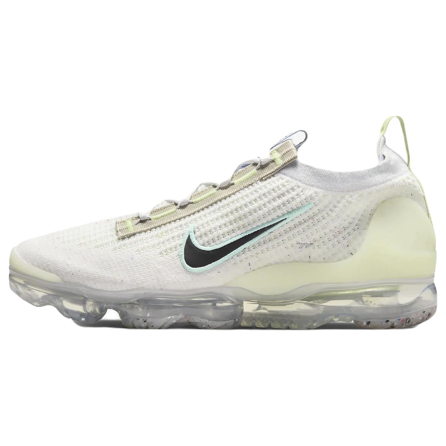 حذاء Nike Air VaporMax 2021 FK، أبيض/أصفر