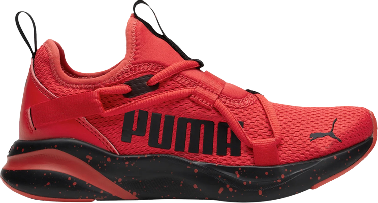 حذاء رياضي Puma Softride Rift Jr High Risk أحمر وأسود