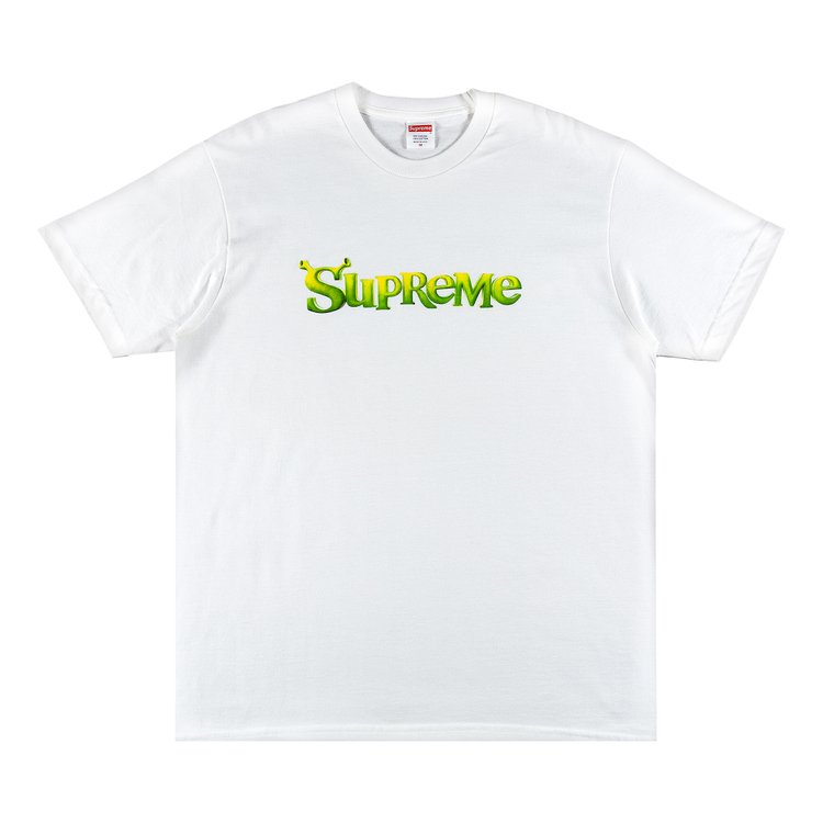 تي شيرت Supreme Shrek باللون الأبيض