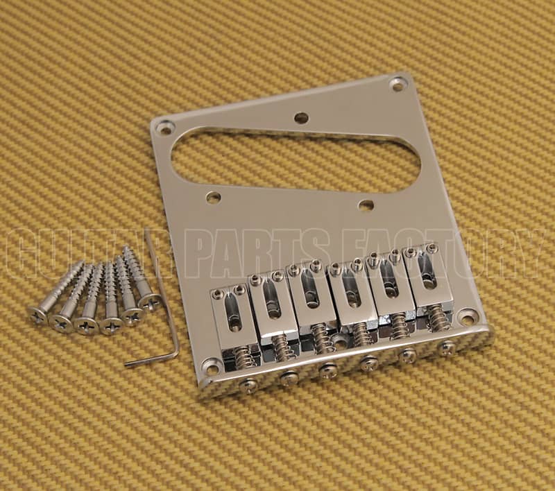 005-5104-000 مجموعة جسر Fender Squier Telecaster Tele Bridge Chrome Square Saddles 005-5104-000 مجموعة جسر Fender Squier Tele Bridge Standard CY رقم تسلسلي