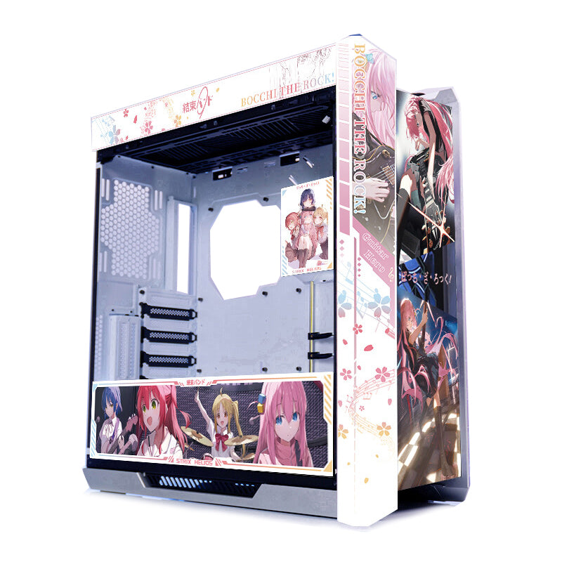 Case ASUS ROG Strix Helios GX601 Custom Bocchi the Rock Theme, Mid Tower, white/pattern