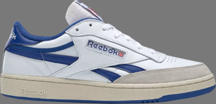 حذاء رياضي Reebok revenge plus vintage 'white collegiate royal' باللون الأبيض