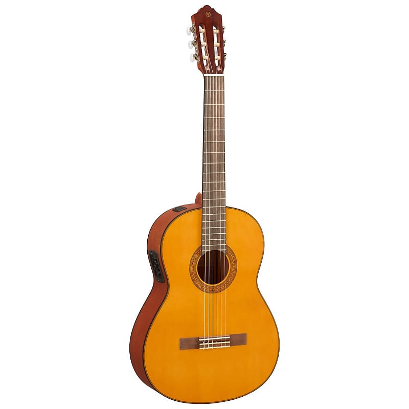 Yamaha CGX122MS Electro-acoustic classical guitar, natural color