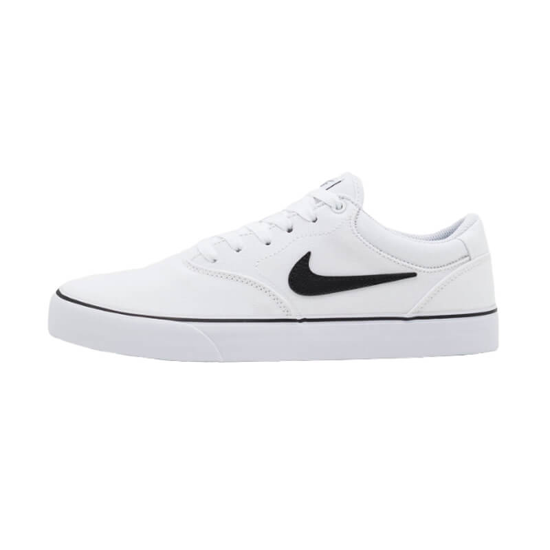 حذاء رياضي Nike SB Chron 2 للرجال، باللونين الأبيض والأسود