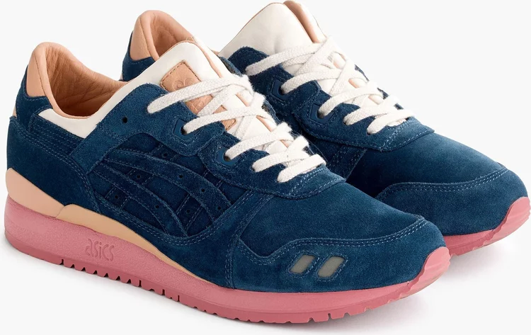 Packer shoes x j.crew x gel lyte 3 '1907 collection navy' Asics sneakers, blue