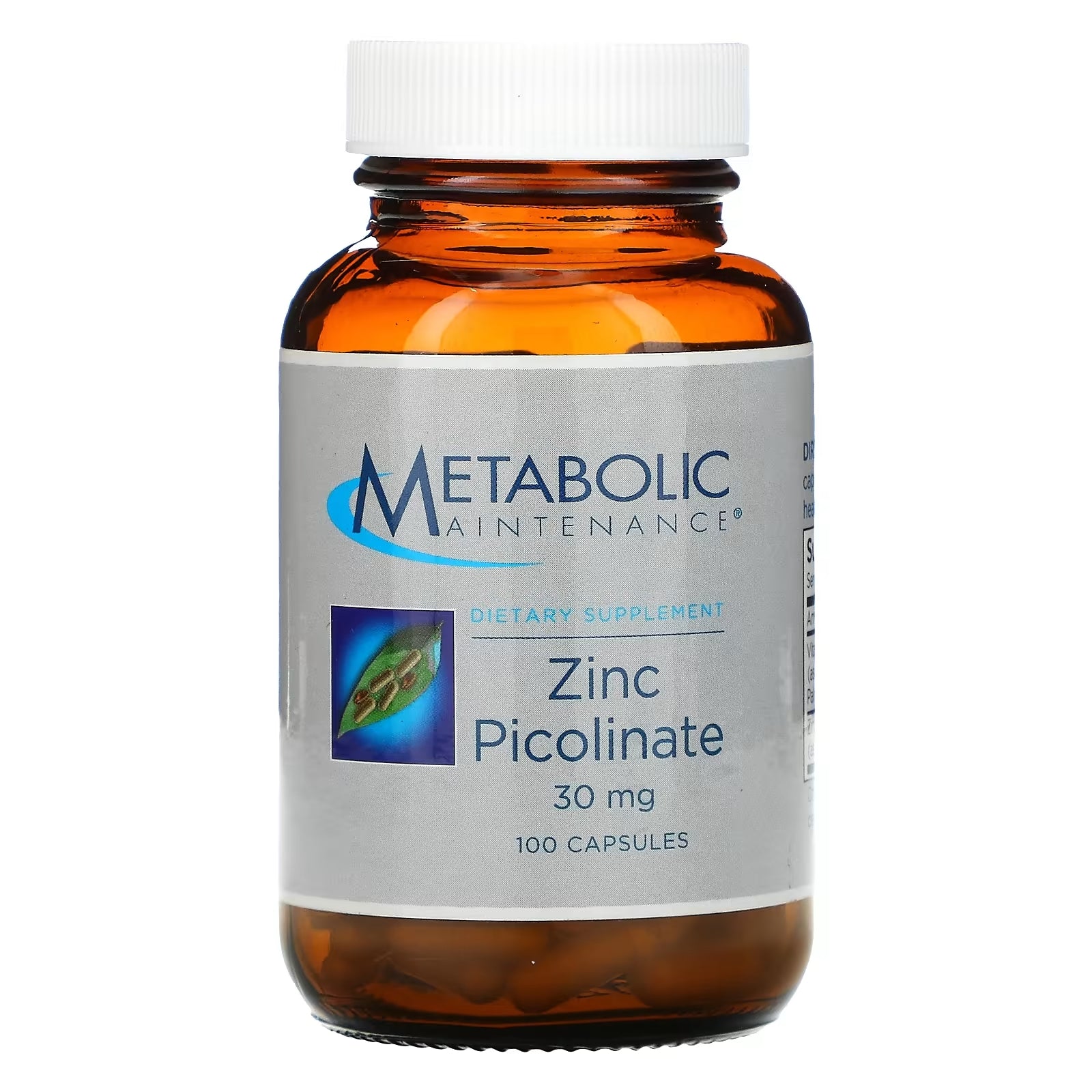 Zinc Picolinate Metabolic Maintenance, 100 capsules