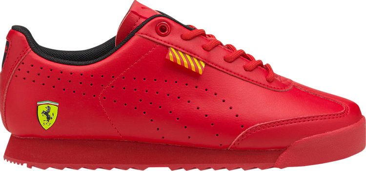 Puma Scuderia Ferrari x Roma Big Kid Rosso Corsa sneakers, red