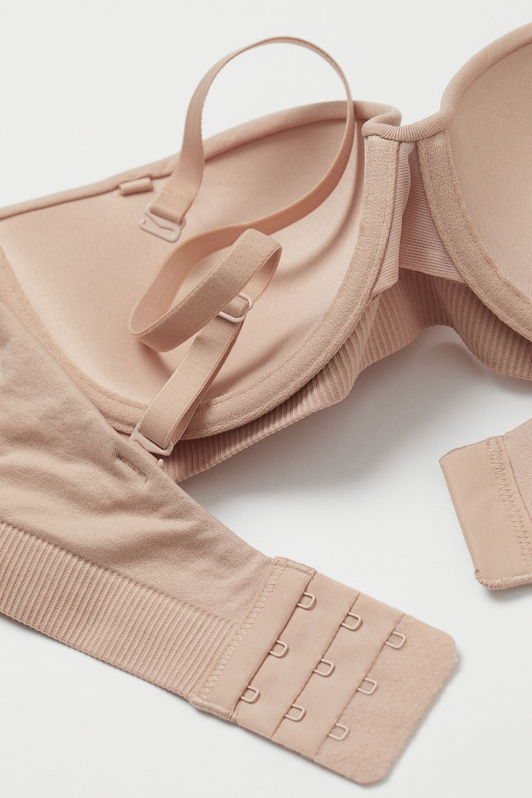 Seamless balconette bra H&M