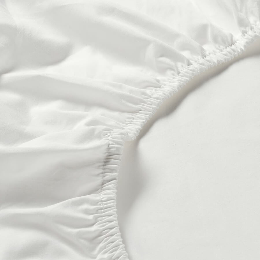 Bed sheet Ikea Ullvide 160x200, white