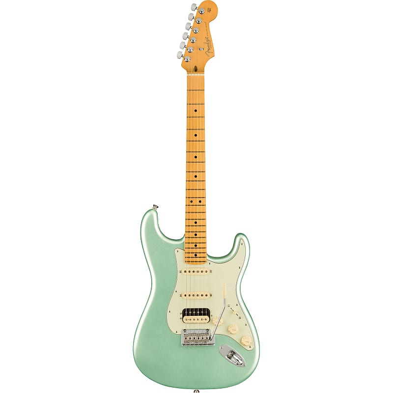 Fender American Professional II Stratocaster HSS - Maple Neck, Mystic Surf Green