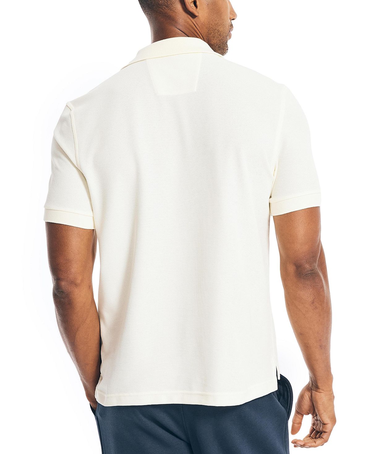 Men's regular fit polo shirt made from environmentally friendly Nautica materials