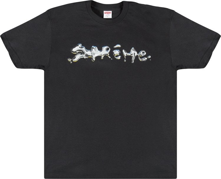 Supreme Liquid T-Shirt 'Black', black