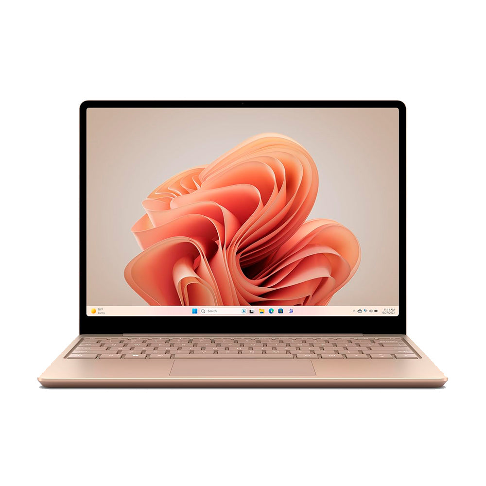 كمبيوتر محمول Microsoft Surface Go 3 (2023)، شاشة لمس 12.4 بوصة، 8 جيجابايت/256 جيجابايت، معالج i5-1235U، لوحة مفاتيح إنجليزية رملية