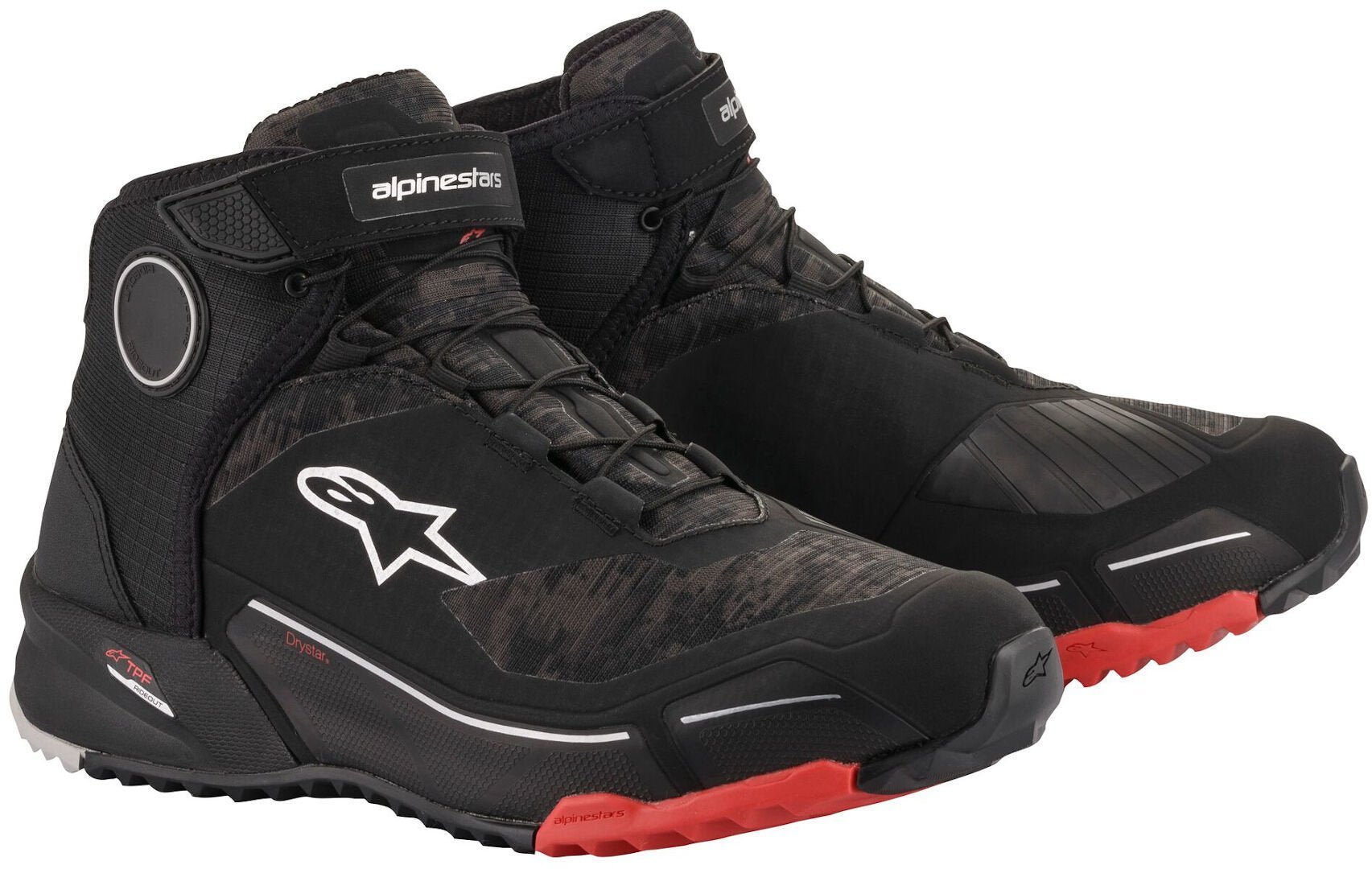 حذاء دراجات نارية Alpinestars CR-X Drystar، مموه