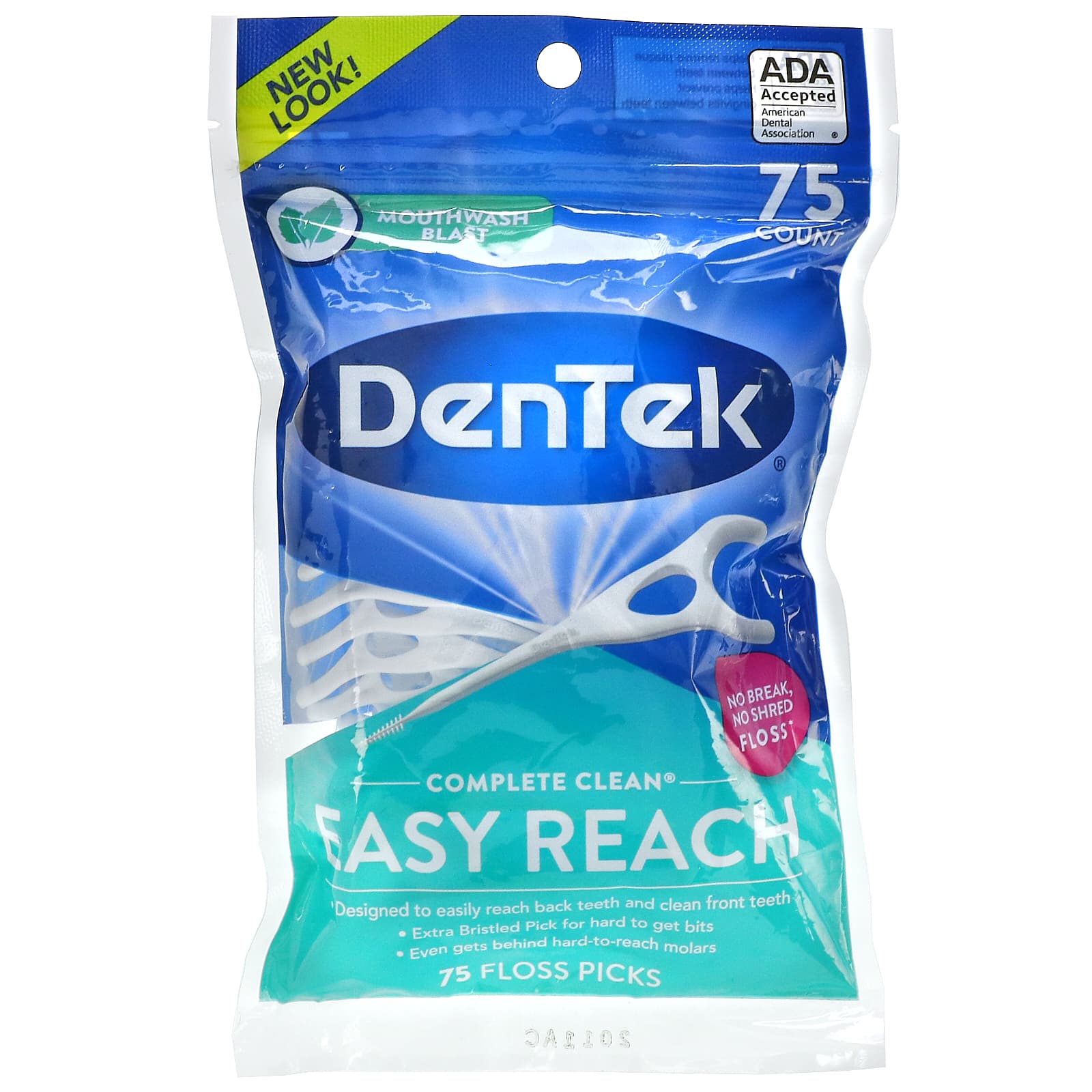 DenTek Lightweight Mouth Rinse Toothpicks, 75 Toothpicks