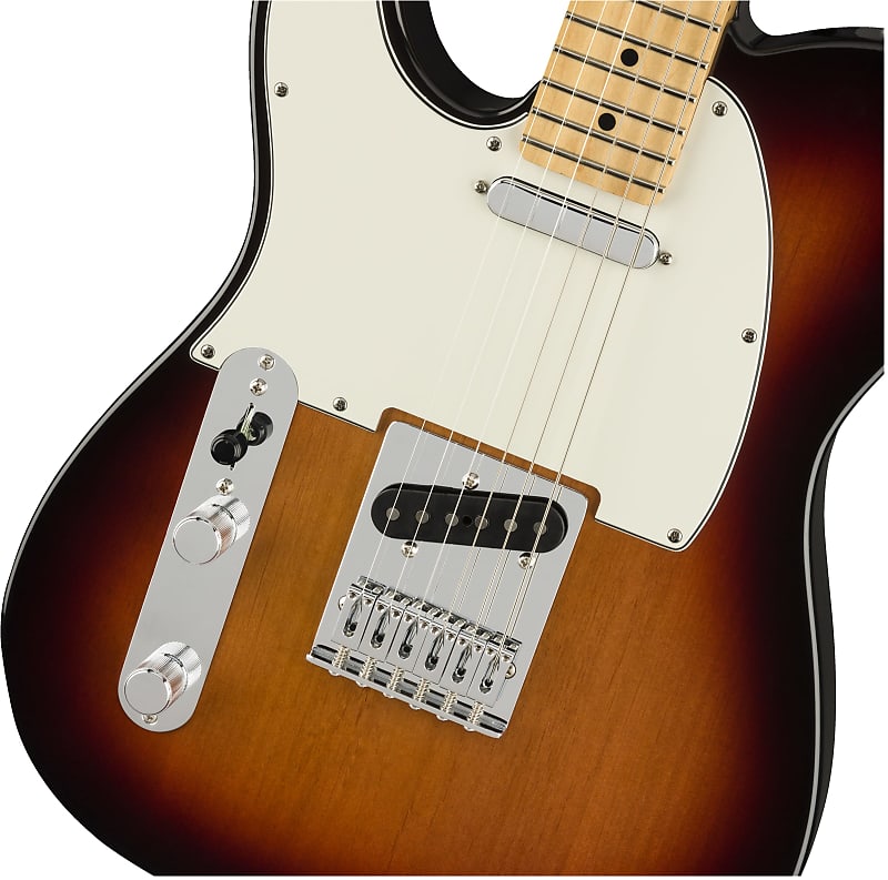 Fender Player Telecaster Left-handed - 3 Tone Sunburst with Maple Fingerboard Player Telecaster Left-handed