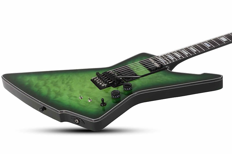 Schecter E-1 FR-S TGB Sustainiac Trans Green Burst - BRAND NEW