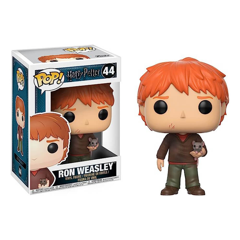 Funko POP! Movies: Harry Potter-Ron Weasley with Scabbers Toy