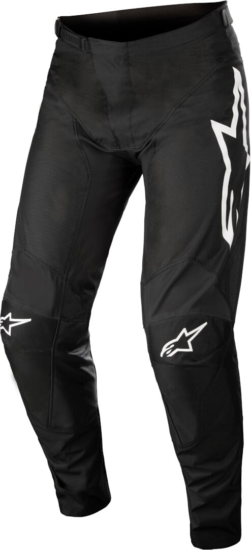 بنطال موتوكروس Alpinestars Racer Graphite باللون الأسود/الأبيض