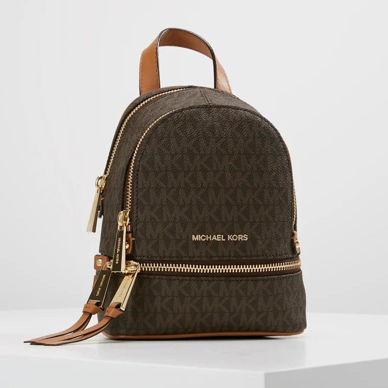 Backpack MICHAEL Michael Kors Rhea Zip Xs Backpack, brown