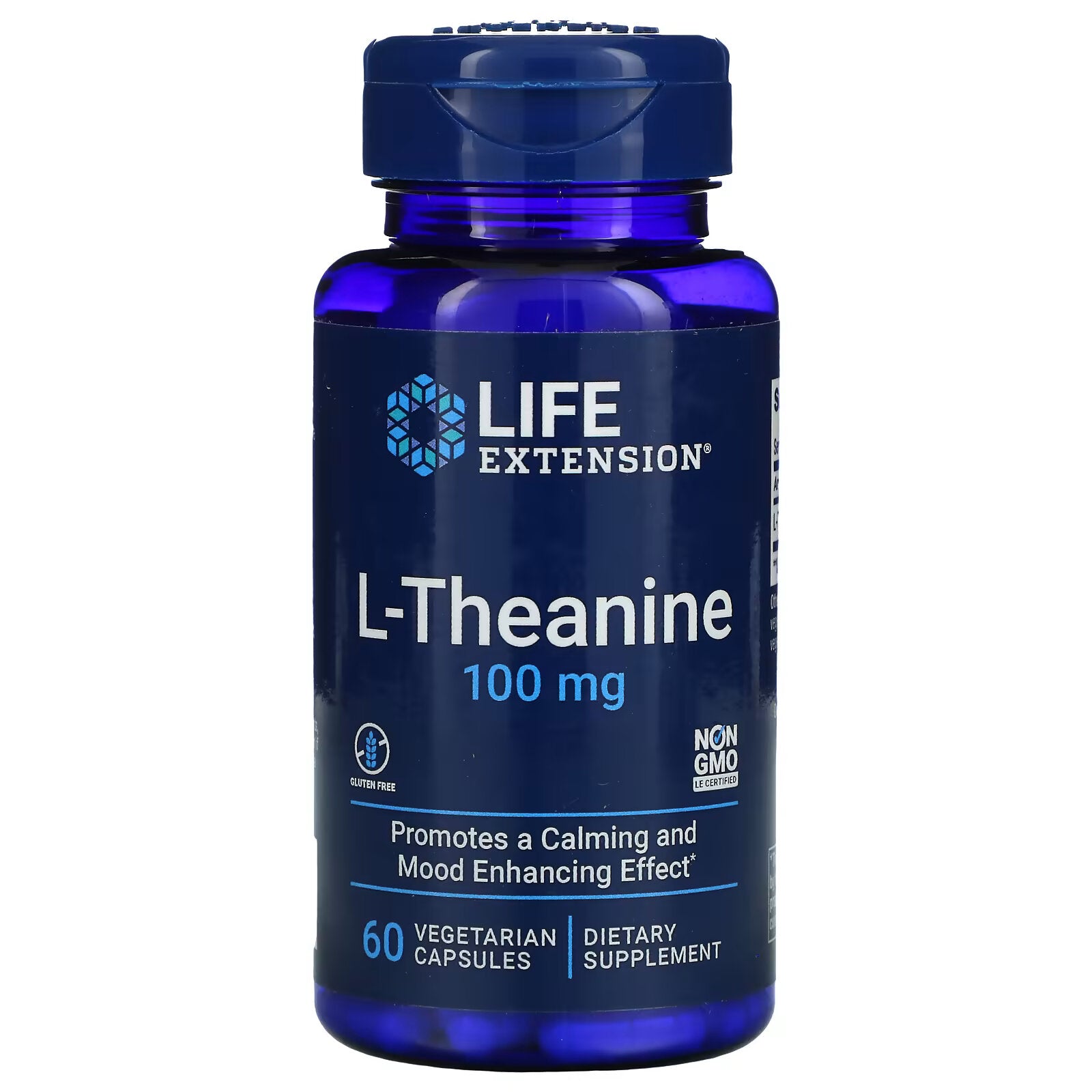 Life Extension, L-Theanine, 100 mg, 60 Veggie Caps