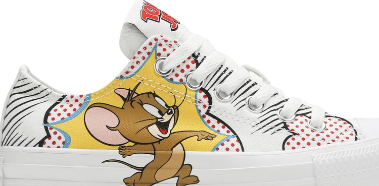 Converse Tom and Jerry x Chuck Taylor All Star Low Carton sneakers, white