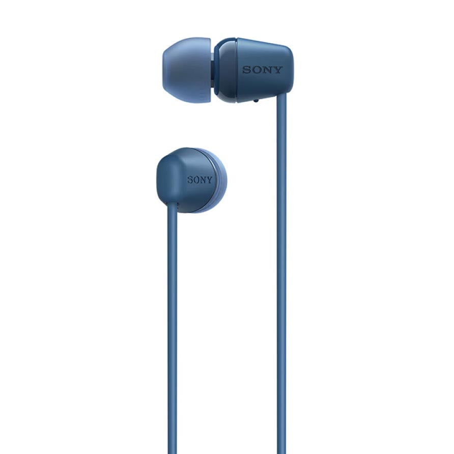 Sony WI-C100 Wireless In-Ear Headphones, Blue