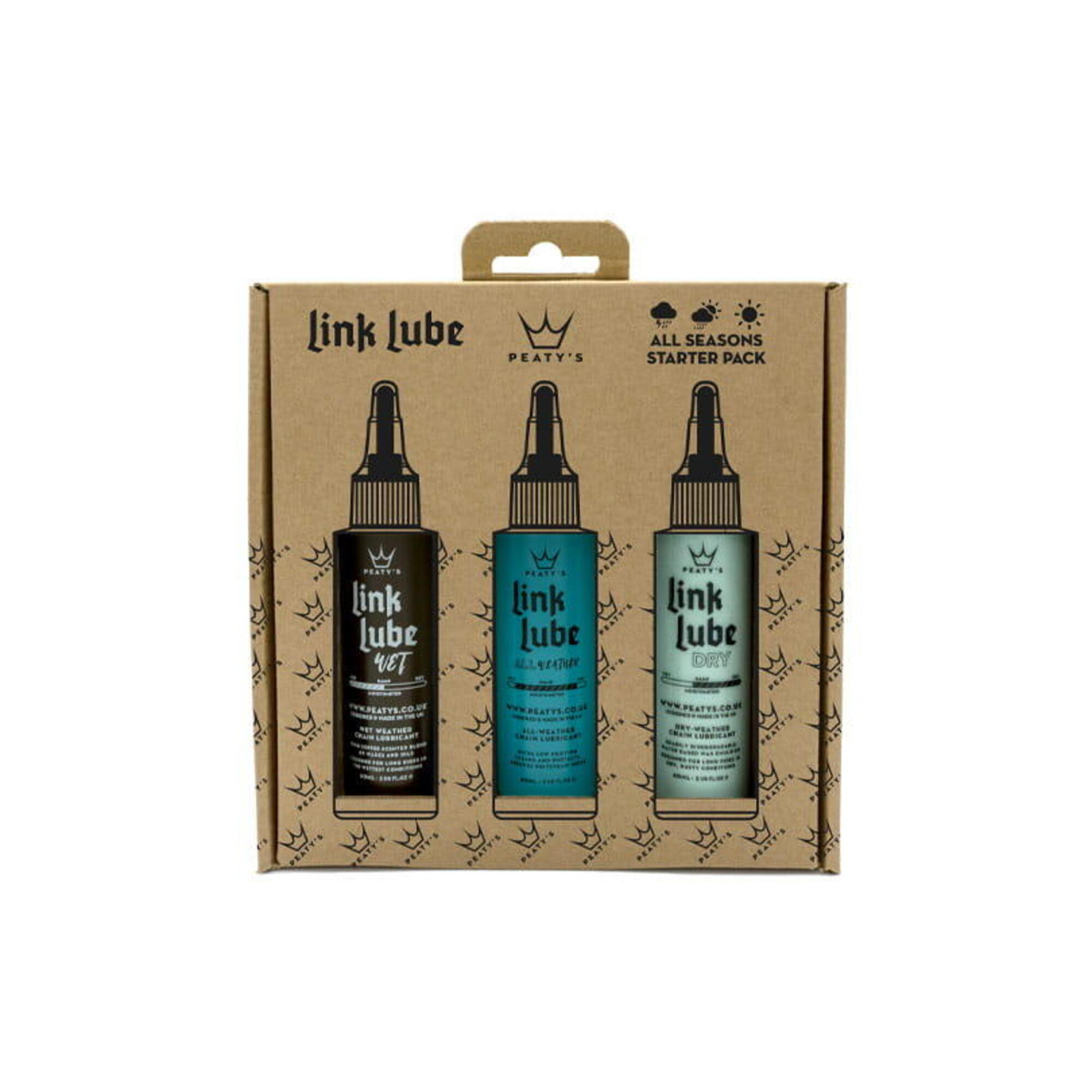 Link Lube All Seasons PEATY'S Starter Set, black