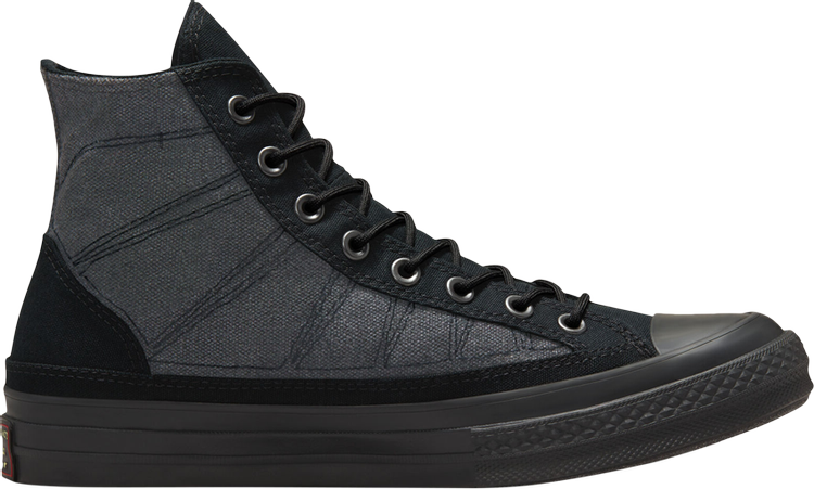 حذاء رياضي Converse Chuck 70 High GORE-TEX Triple Black، أسود