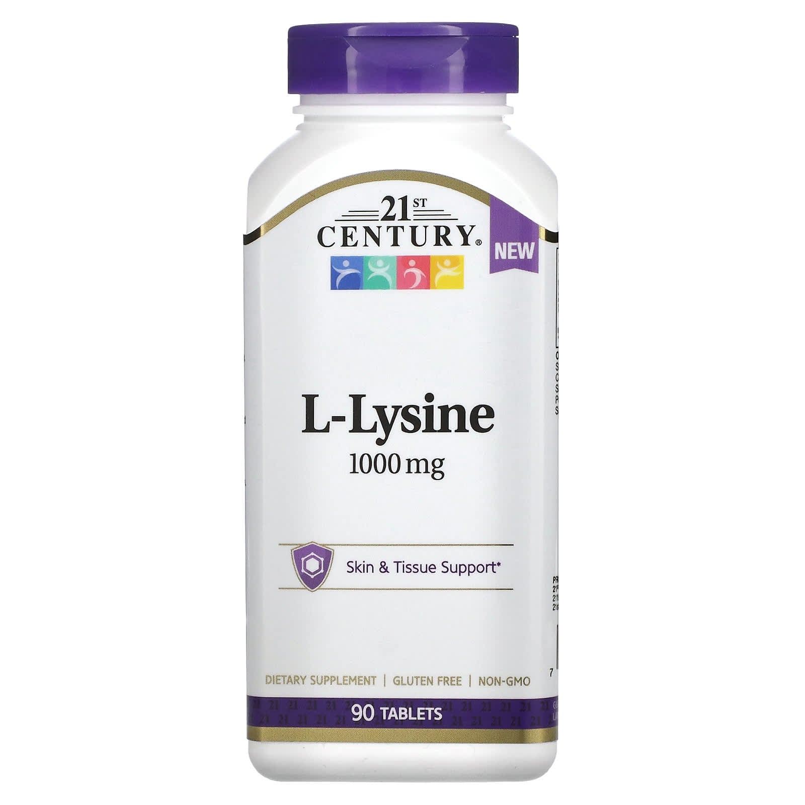 L-Lysine 21st Century، 90 قرصًا