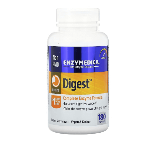 Digest Enzymedica Complete Enzyme Formula, 180 Capsules