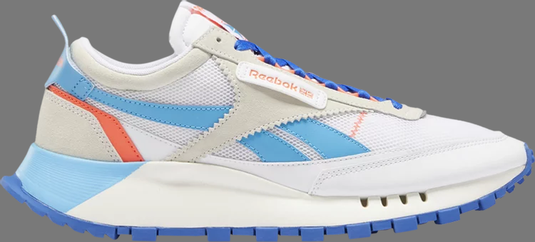 Classic leather legacy 'white court blue' Reebok sneakers, white