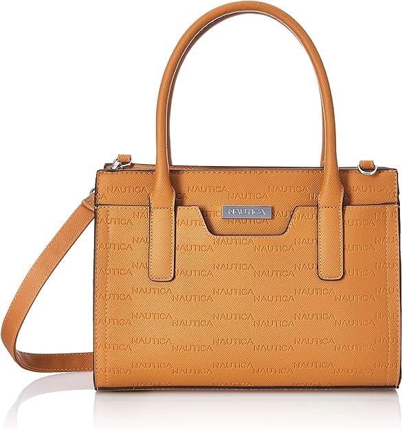 Women's Nautica Sandy Jr satchel.  Top Handel with detachable shoulder strap light brown