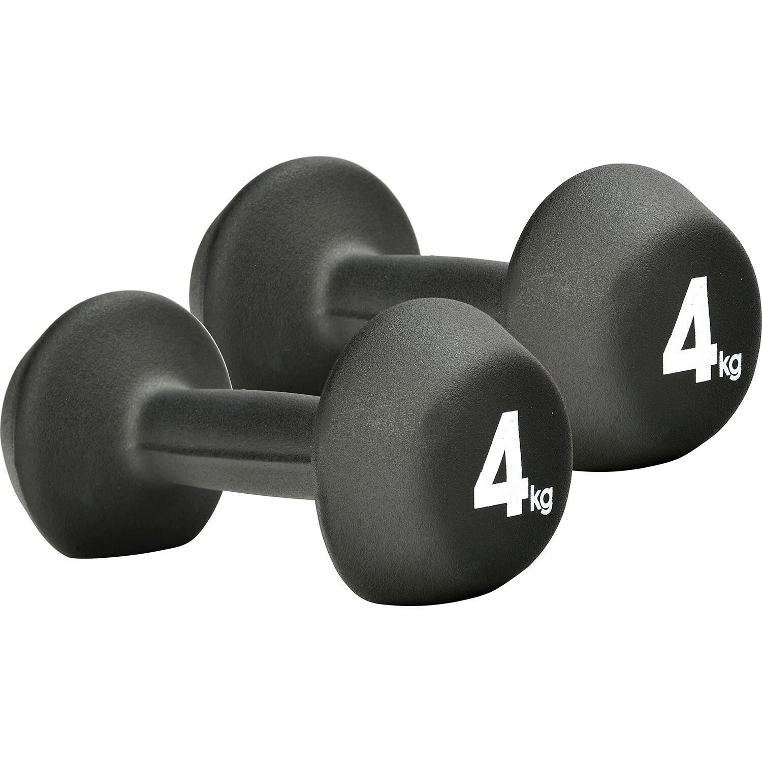 Adidas neoprene dumbbell set 2 x 3 kg, black