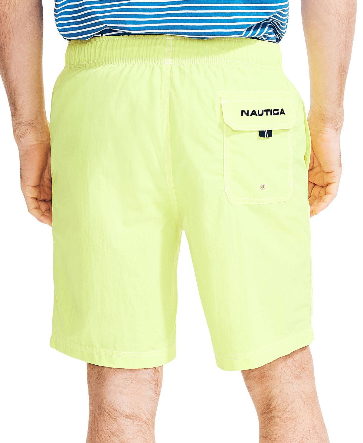 Nautica Men's 8" Nylon Quick Drying Briefs, Multi