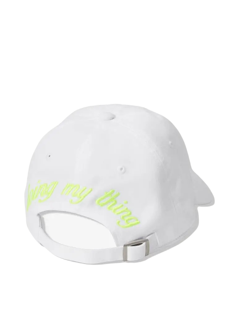 Victoria's Secret Pink Hat Logo Baseball Cap, white