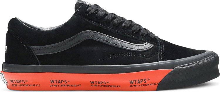 Vans WTAPS x Old Skool LX Black Orange sneakers