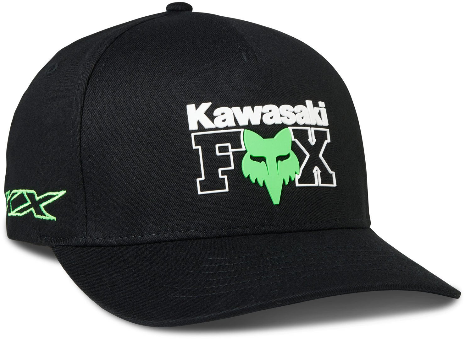 قبعة Fox X Kawi Flexfit باللون الأسود