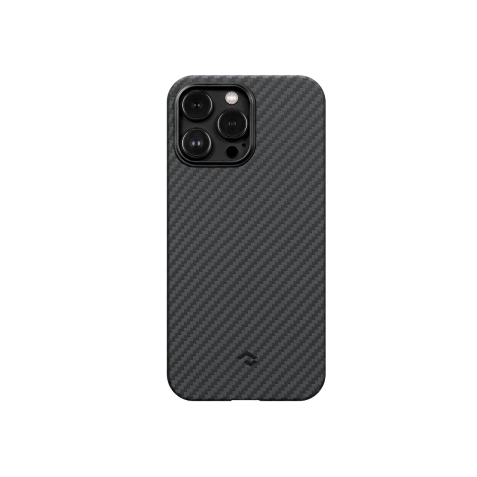 Pitaka MagEz Case 3 for iPhone 14 Pro Max, 1500D Black/Grey (Twill)