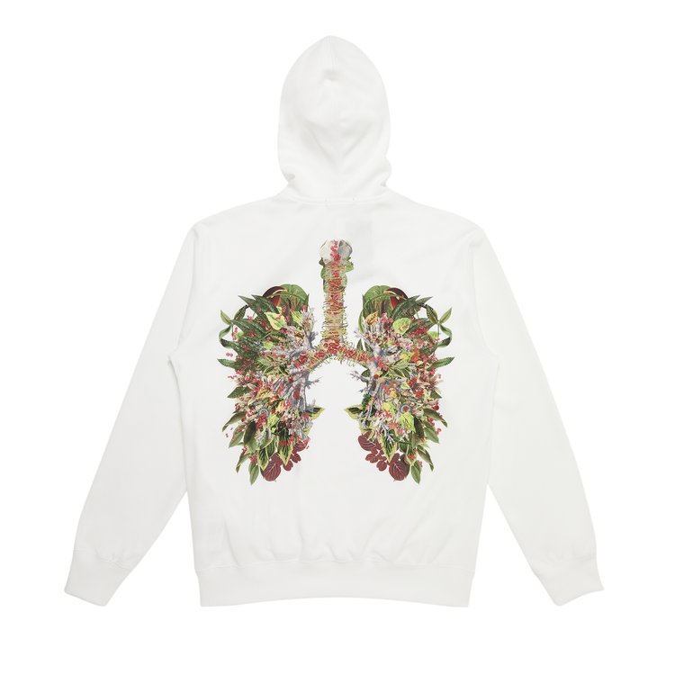 Comme des Garçons Homme Plus Back Print Hoodie 'White', white