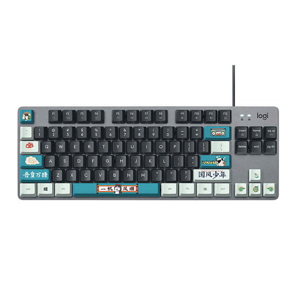 Gaming keyboard Logitech K835, wired, mechanical, Blue Switch, National series, black