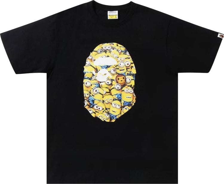 تي شيرت BAPE x Minions 09 "أسود"، أسود