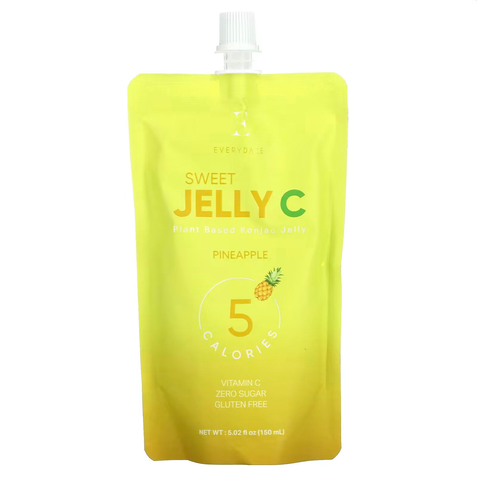 Everydaze, Sweet Jelly C, plant-based konjac jelly drink, pineapple 150 ml (5.02 fl oz)