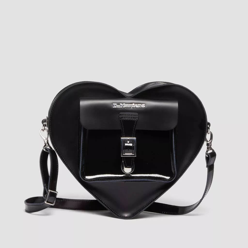 Backpack Dr. Martens Heart Shaped Leather, black