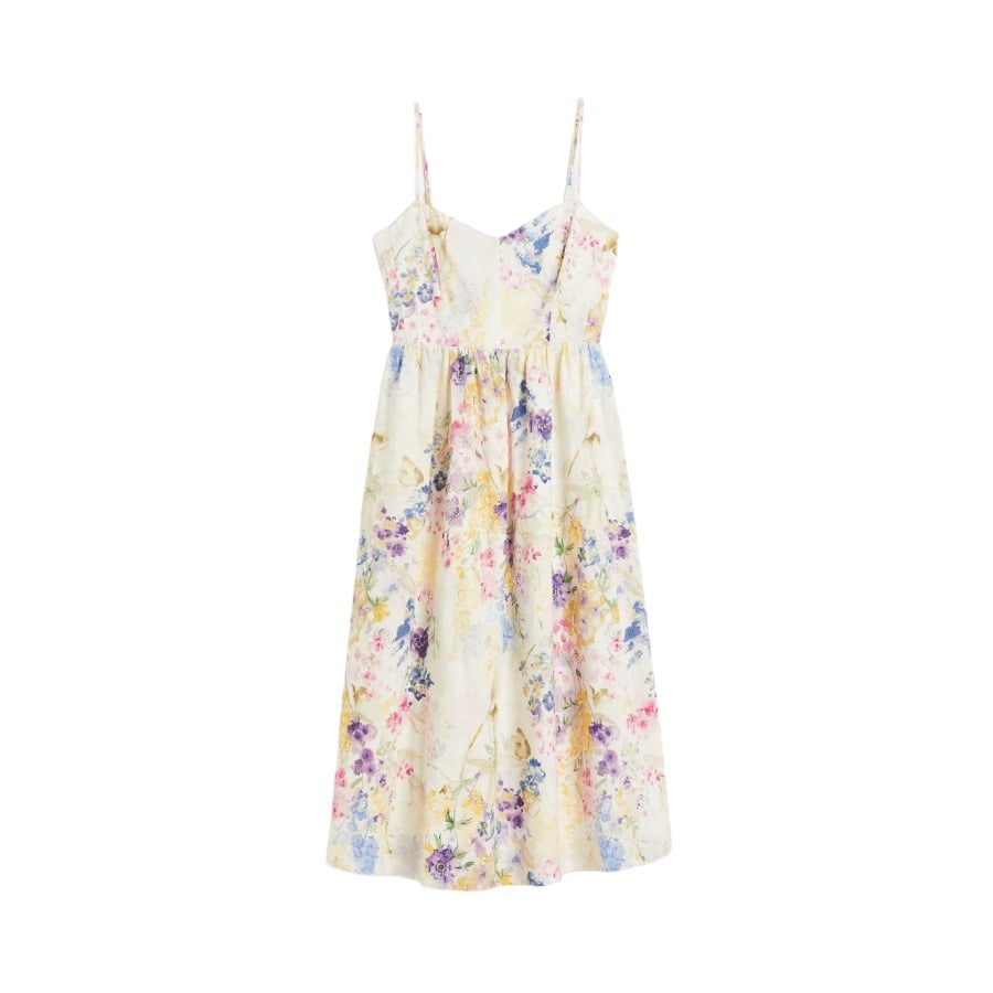 H&M Linen-blend dress, multicolor