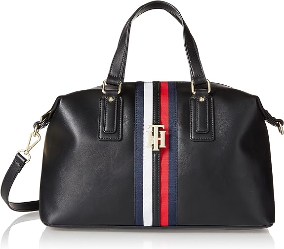 Women's Tommy Hilfiger Jaden Satchel Crossbody Bag, Black