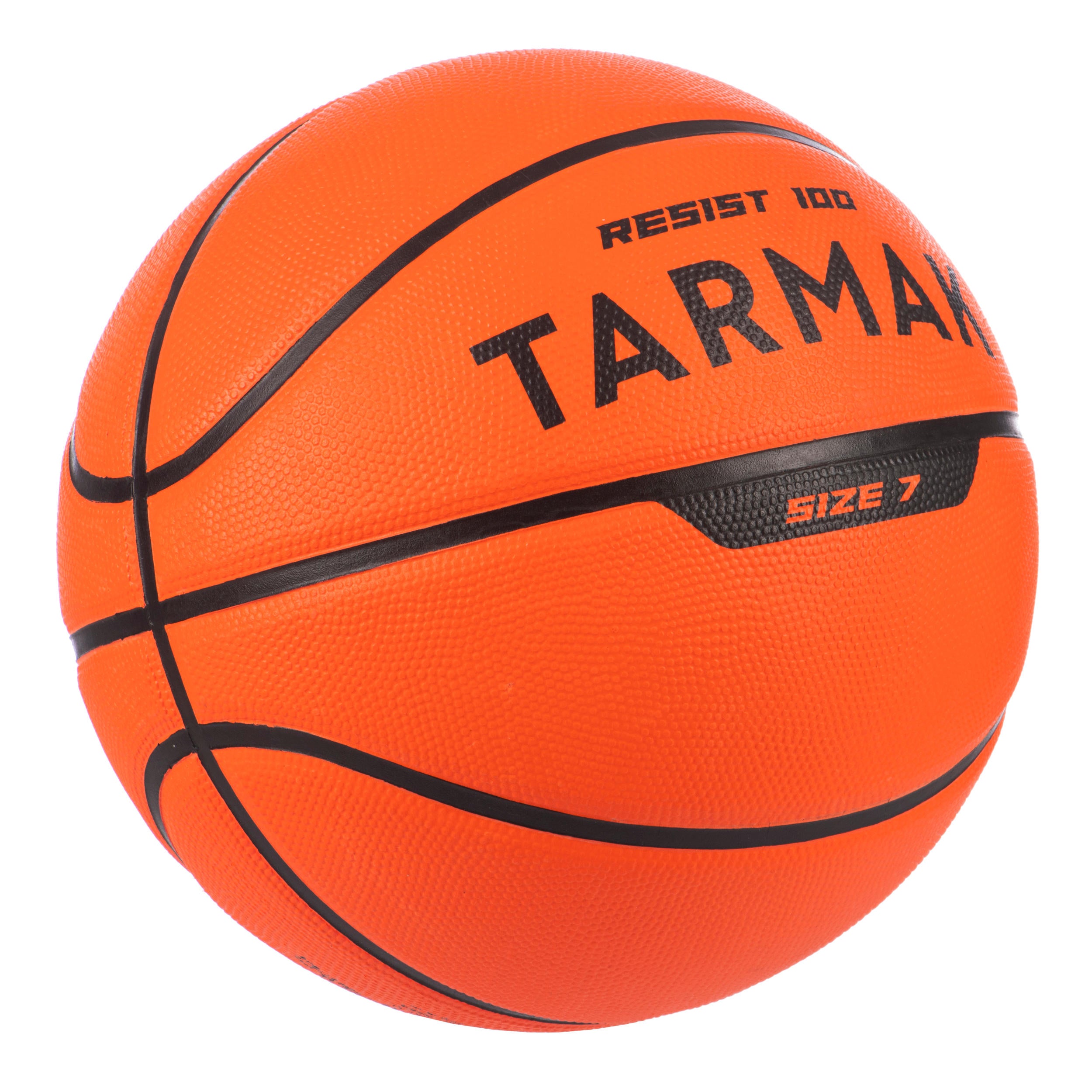 Basketball ball R100 size 7 children/adults orange TARMAK, Korolek